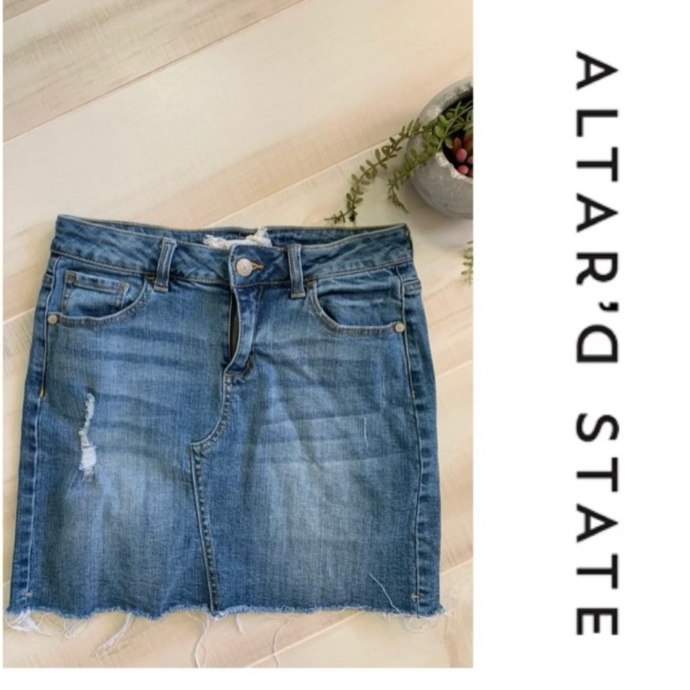 Altard State jean skirt